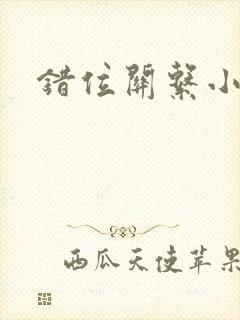 错位关系小说