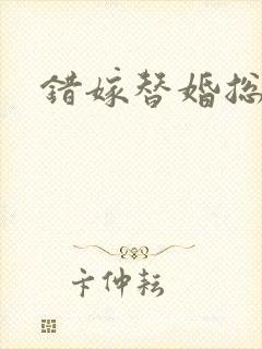 错嫁替婚总裁