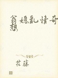 翁媳乱情奇思妙想封面