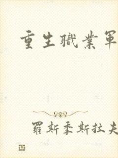 重生职业军人