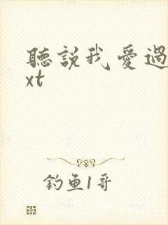 听说我爱过你txt