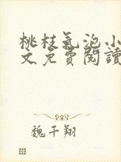 桃枝气泡小说全文免费阅读