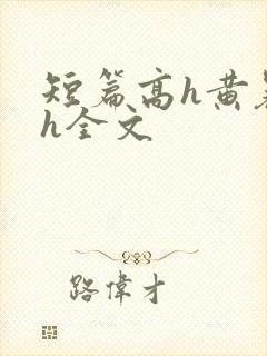 短篇高h黄暴辣h全文封面