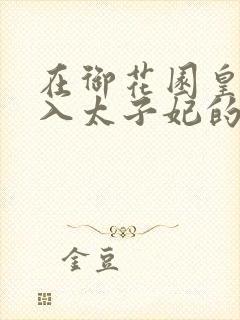 在御花园皇上进入太子妃的小说