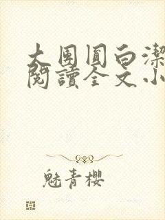 大团圆白洁免费阅读全文小说