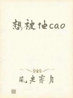 想被他cao