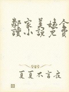 邻家美姨全文阅读小说免费