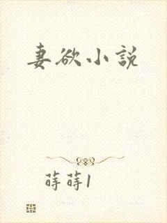 妻欲小说封面