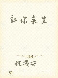 许你来生封面