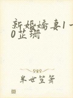 新婚娇妻1一40芷珊