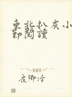 东北扒灰小说分节阅读