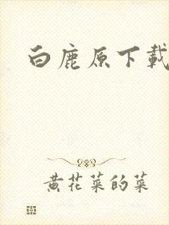 白鹿原下载