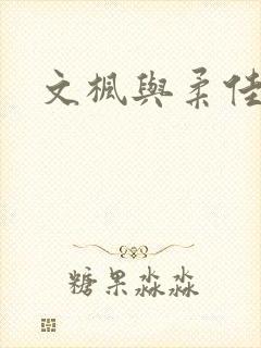 文枫与柔佳封面