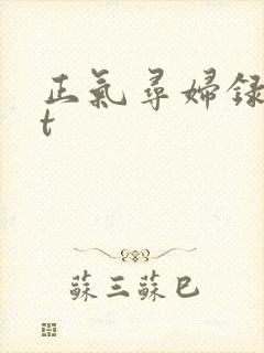 正气寻妇录txt