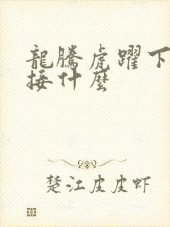 龙腾虎跃下一句接什么