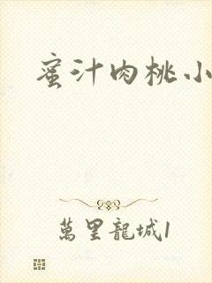 蜜汁肉桃小说