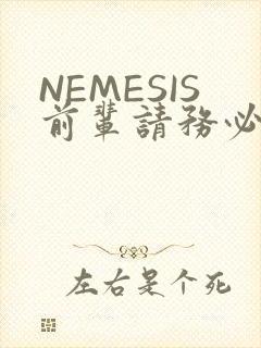 NEMESIS前辈请务必和我交往