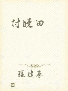 付晓田封面