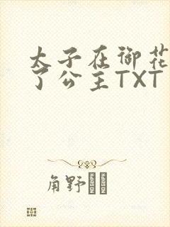 太子在御花园要了公主TXT