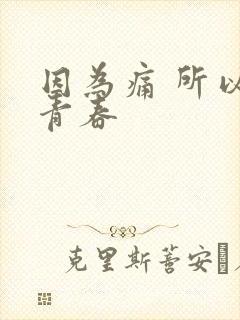 因为痛 所以叫青春