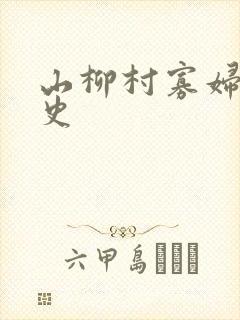 山柳村寡妇的情史