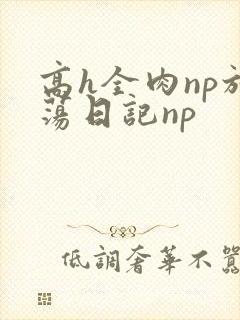 高h全肉np放荡日记np