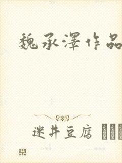 魏承泽作品