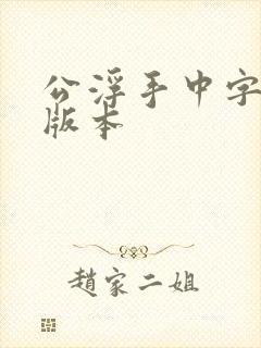 公浮手中字最新版本