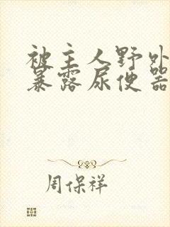被主人野外调教暴露尿便器
