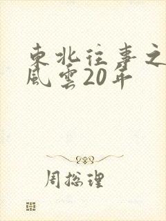 东北往事之黑道风云20年