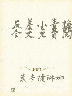 反差小青梅小说全文免费阅读封面