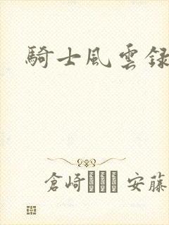 骑士风云录