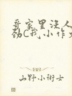哥家里没人使点劲C我小作文封面