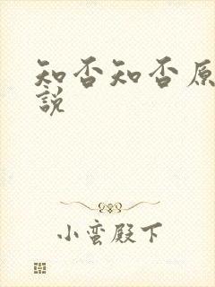 知否知否原著小说