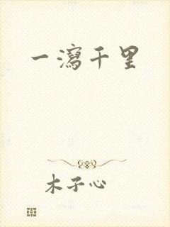 一泻千里封面