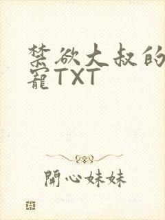 禁欲大叔的心尖宠TXT