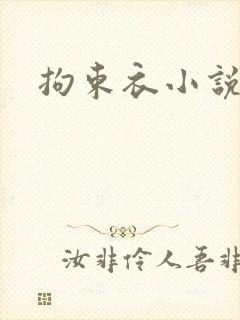 拘束衣小说