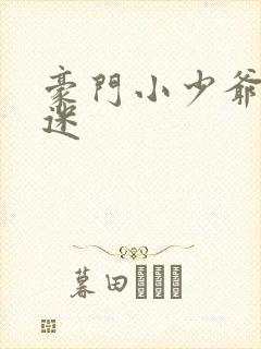 豪门小少爷是财迷