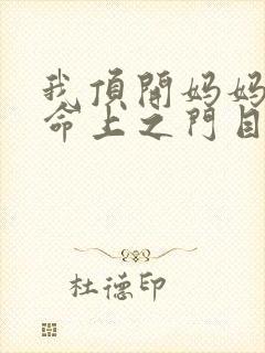 我顶开妈妈的生命上之门目录