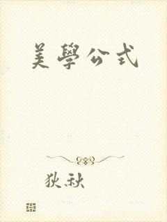 美学公式