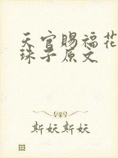 天官赐福花怜塞珠子原文