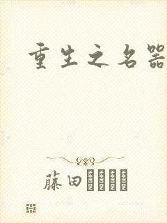 重生之名器娇妾