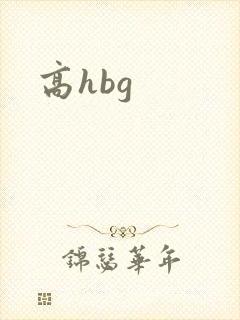 高hbg封面
