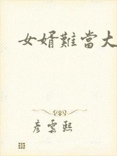 女婿难当大结局