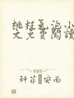 桃枝气泡小说全文免费阅读