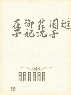 在御花园进入太子妃沈音