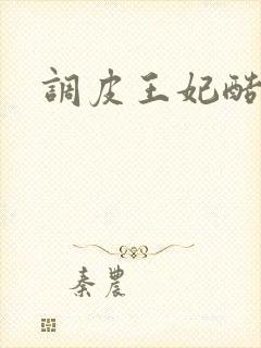 调皮王妃酷王爷封面