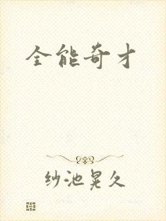 全能奇才封面