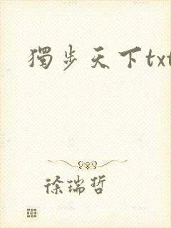 独步天下txt