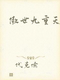 傲世九重天小说封面
